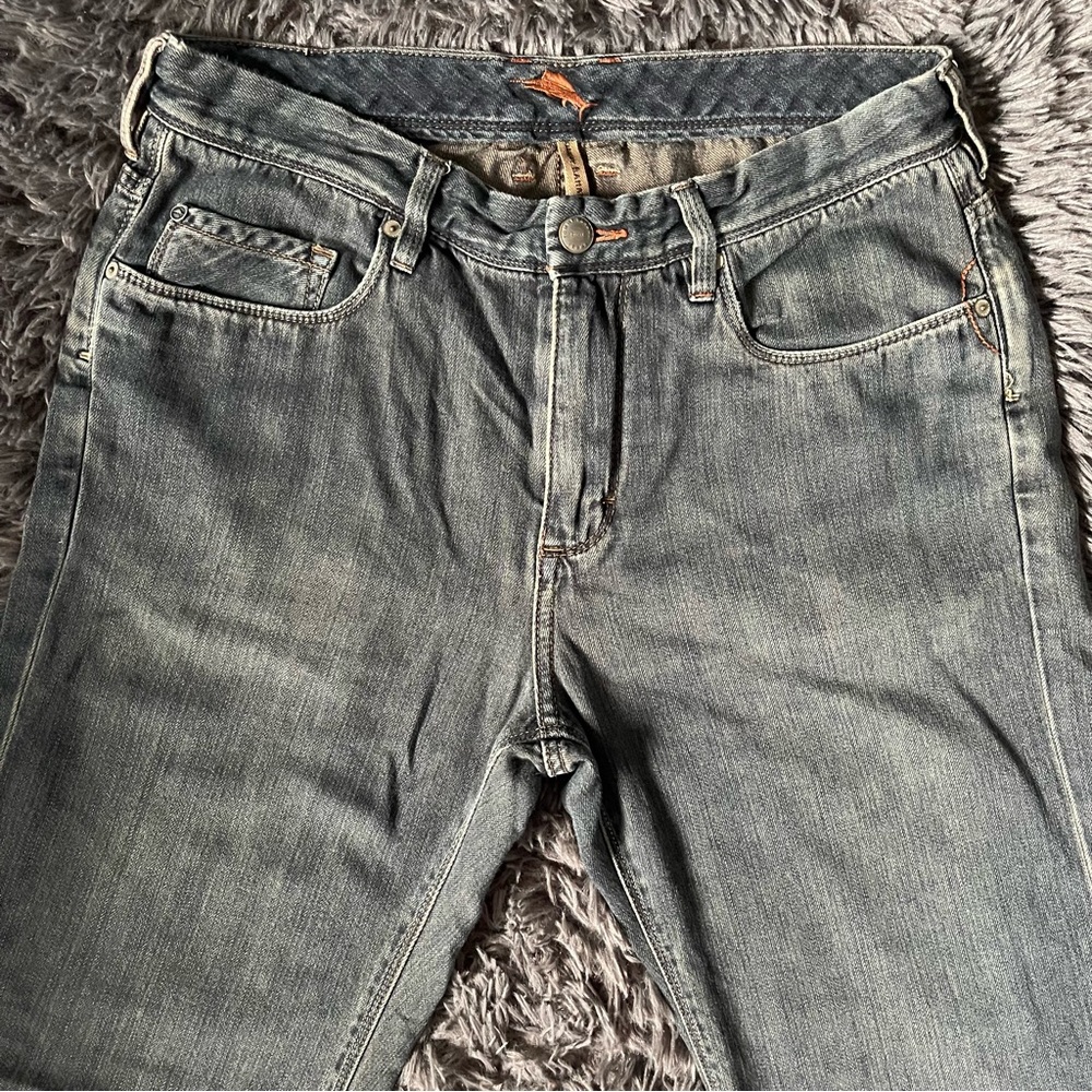 Tommy Bahama Relaxed Straight Jeans Blue Dark Wash Men’s 34x30